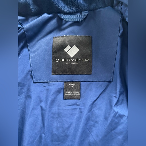 Obermeyer Women's Blue Puffer Jacket - Picture 7 of 10